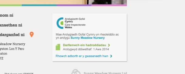 Widget Arolygiaeth Gofal Cymru