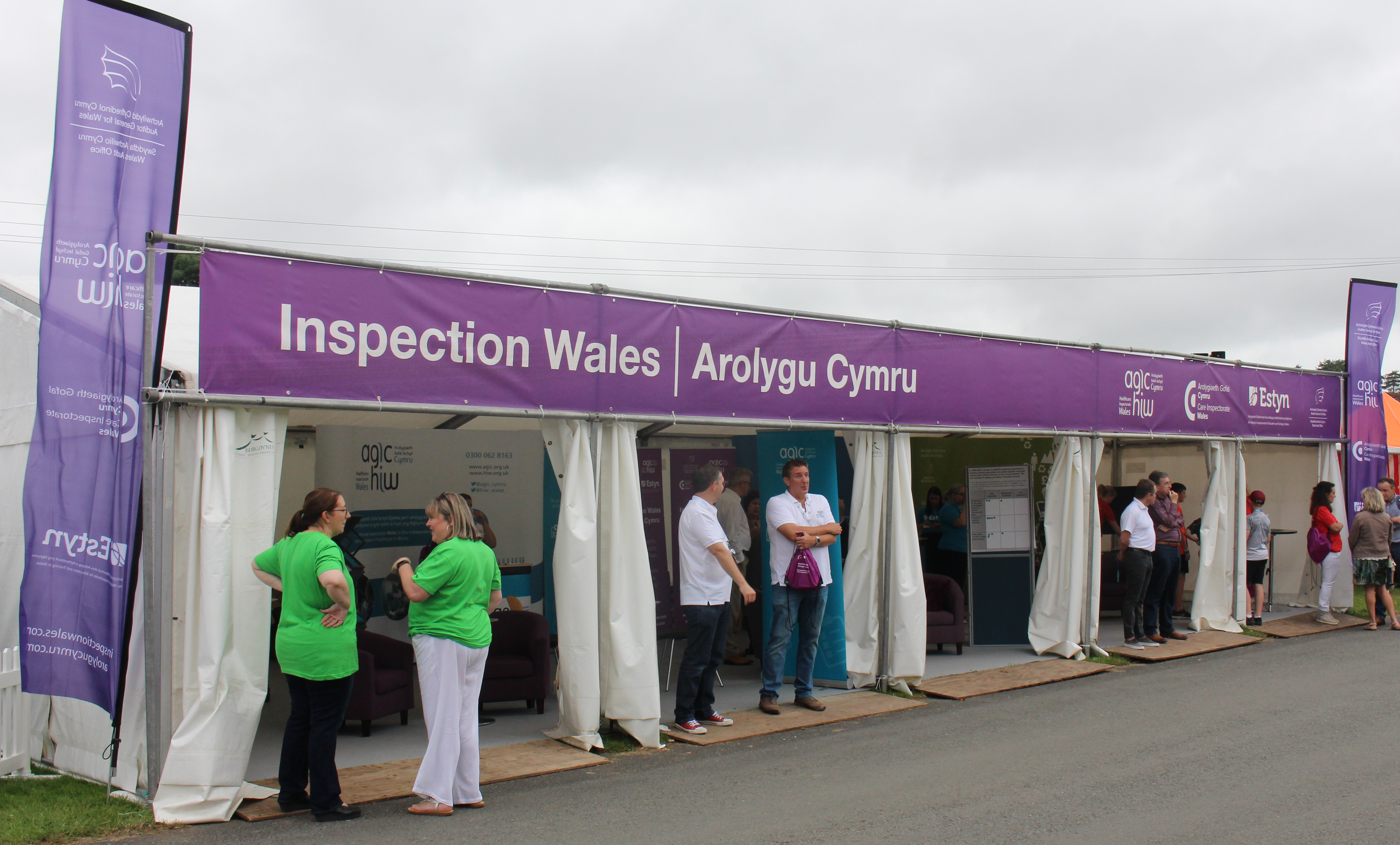 Inspection Wales stand
